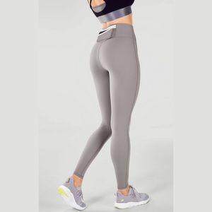 NWT Fabletics Trinity High Waisted Pocket Leggings Quarry